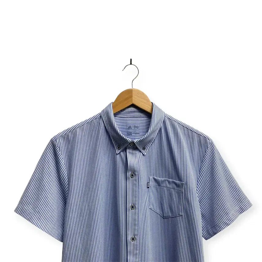 [BUNJANG] Adidas Golf Striped Polo Shirt L / 아디다스 골프 스트라이프 셔츠 티셔츠 L