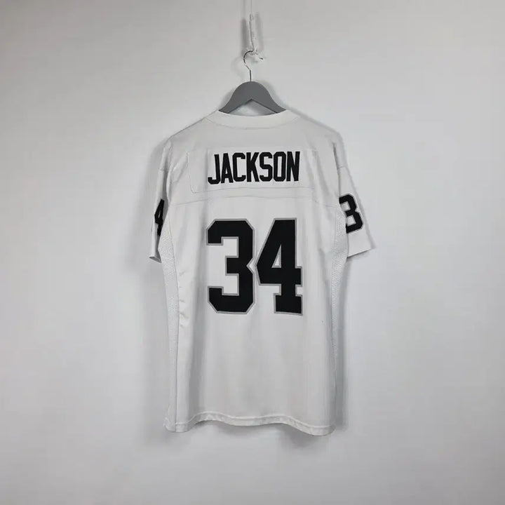 [BUNJANG] White Raiders V-Neck Short Sleeve Jersey Men&
