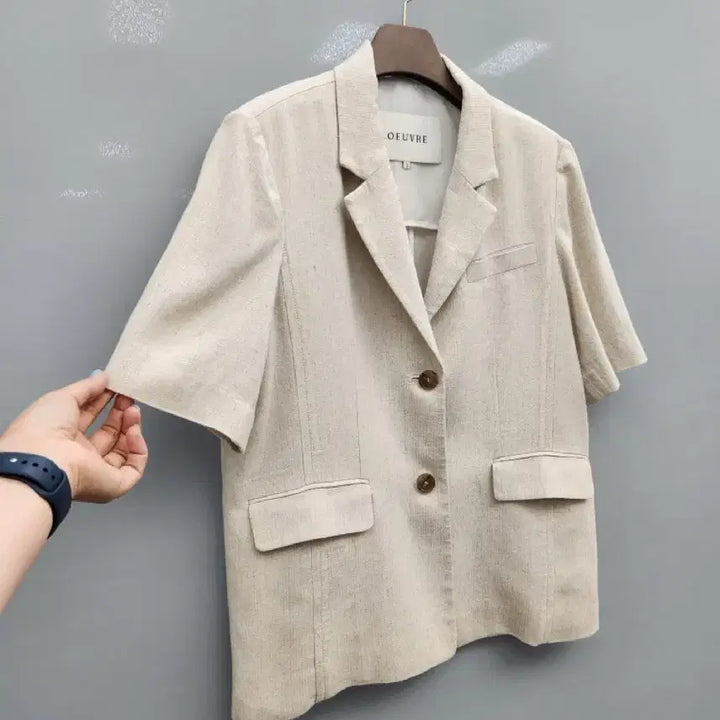 [SOLD OUT] LOEUVRE 루에브르 린넨 자켓