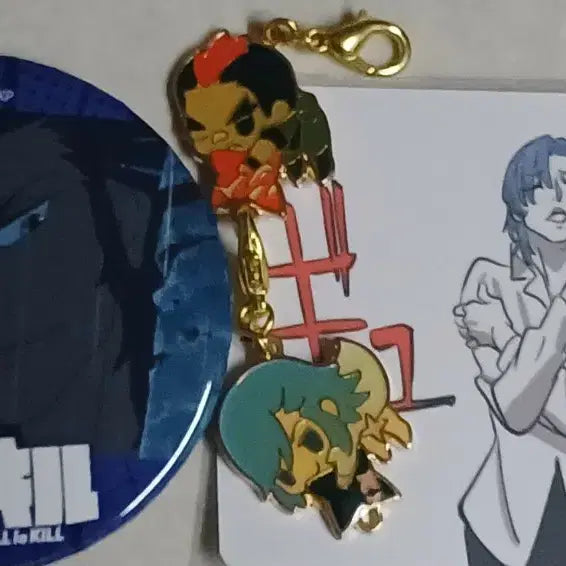 [BUNJANG] Kill la Kill Mikisugi Aikuro Mini Acrylic Character Goods / 킬라킬 미키스기 아이쿠로 뱃지 카드 메탈참 캐릭터 애니 굿즈 일괄
