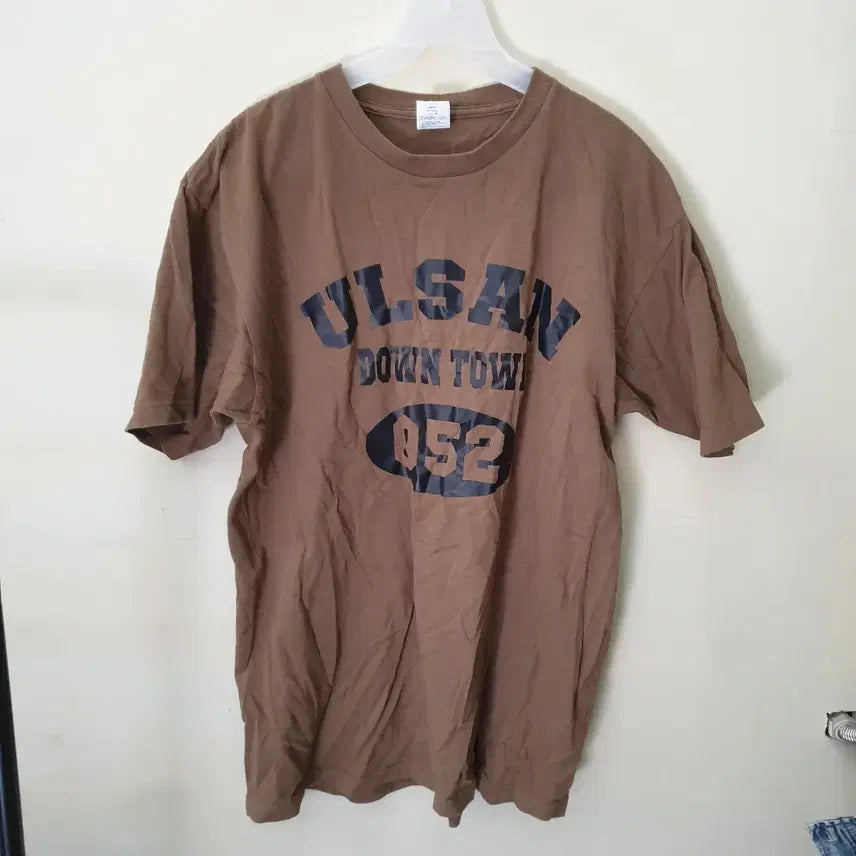 [BUNJANG] Printstar Brown Printing T-Shirt XL / [ XL ] 프린트스타 브라운 프린팅 반팔티