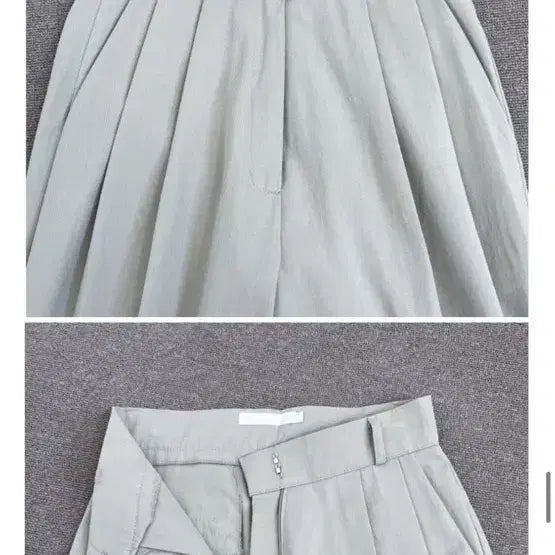[BUNJANG] White Pintuck Cotton Pants (Size S) / 화이트 핀턱 코튼 팬츠 s
