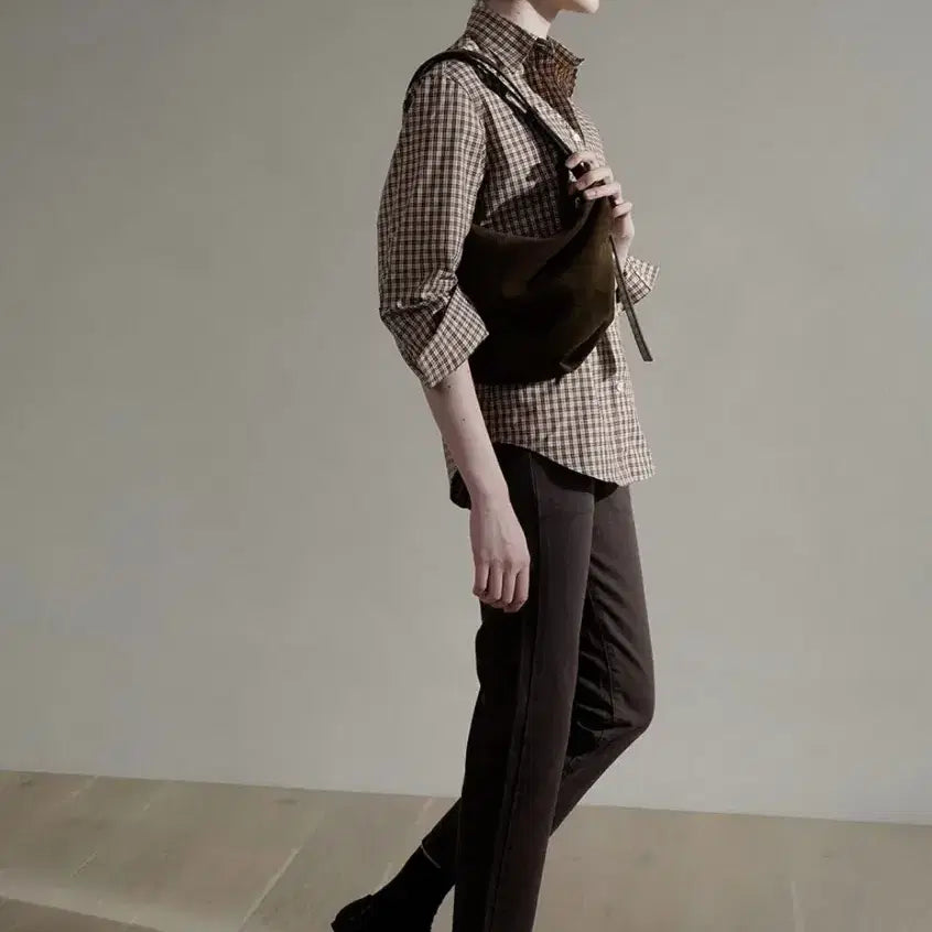 [BUNJANG] Nothing Written Leather Shoulder Hobo Bag (Camel) / [낫띵리튼] 숄더 레더백 (카멜)