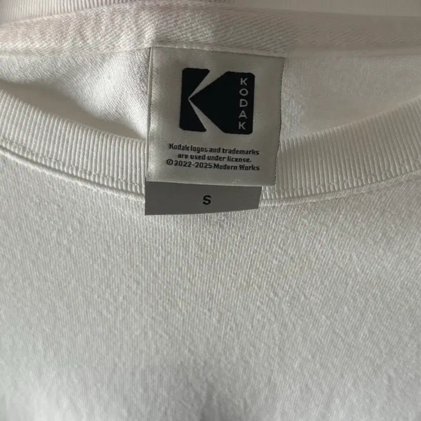 [BUNJANG] Kodak White Short Sleeve T-Shirt / 코닥 kodak 반팔티 화이트