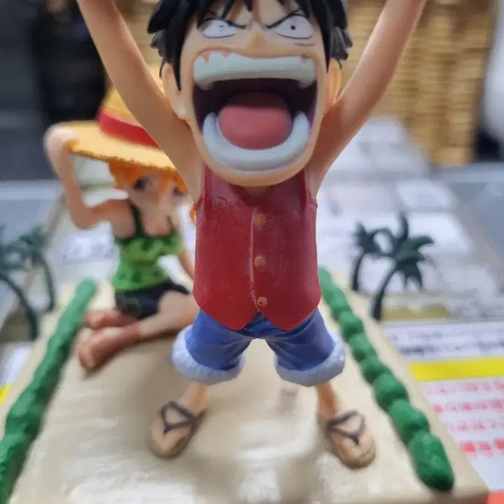 [BUNJANG] One Piece Luffy Nami World Collectable Figure / 원피스 루피 나미 월콜ㅍ규어