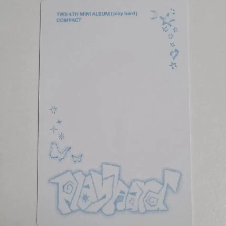 [BUNJANG] TWS Jihoon Album Photocard Play Hard / 투어스 지훈 앨범 포토카드 play hard