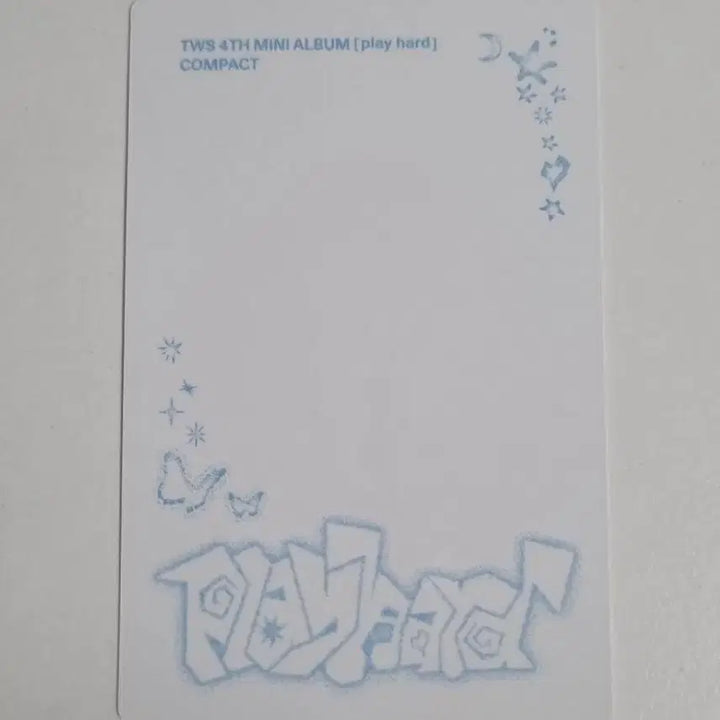 [BUNJANG] TWS Jihoon Album Photocard Play Hard / 투어스 지훈 앨범 포토카드 play hard