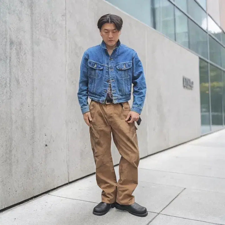 [BUNJANG] 1980s Lee Denim Trucker Jacket Made in USA (Size 46 REG) / 80S LEE 리라이더 청자켓 M0419