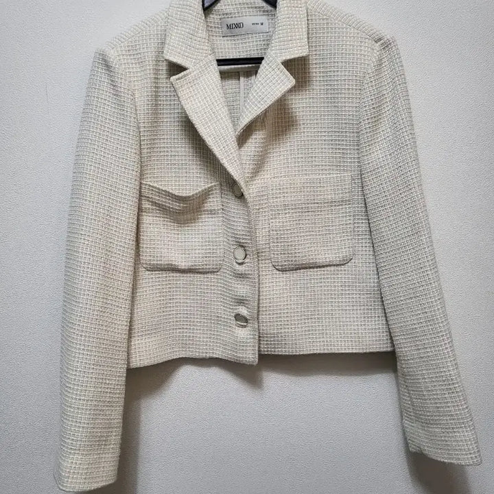 [BUNJANG] MIXXO Tweed Crop Jacket (Size M) / 51307/미쏘 트위드 크롭 자켓 M 사이즈/별하