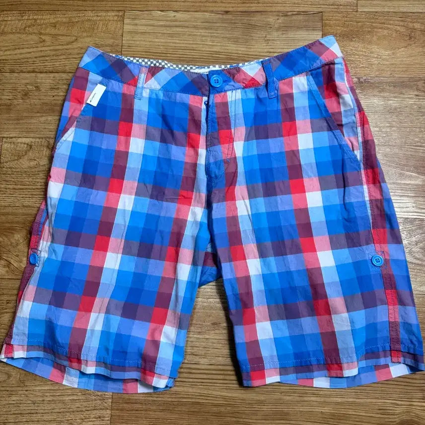 [BUNJANG] Adidas Originals Checkered Shorts Size 32 / 아디다스 오리지널스 체크 반바지 32