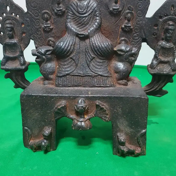 [BUNJANG] Tang Dynasty Iron Buddha Antique Sculpture / 불상  철불 골동품  조각상