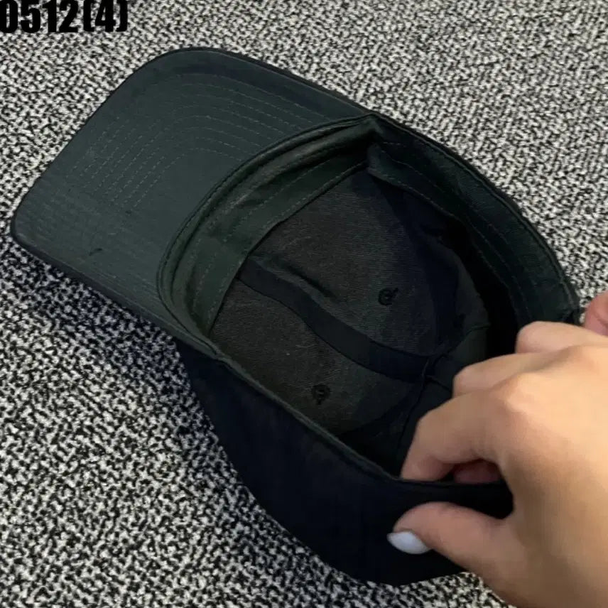 [BUNJANG] Nike Swoosh Black Ball Cap / 나이키 스우시 블랙 볼캡 모자 | 0512