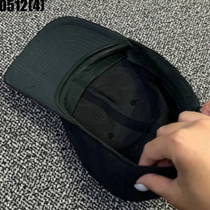 [BUNJANG] Nike Swoosh Black Ball Cap / 나이키 스우시 블랙 볼캡 모자 | 0512
