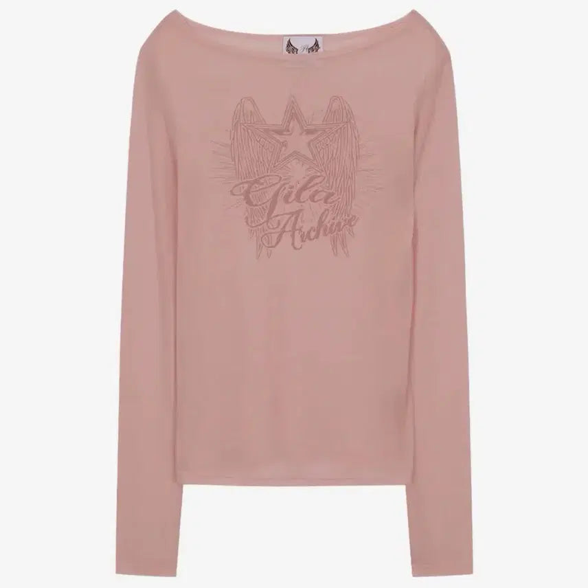 [BUNJANG] Gila Archive Long Sleeve Pink / 길라아카이브 롱 슬리브[핑크]