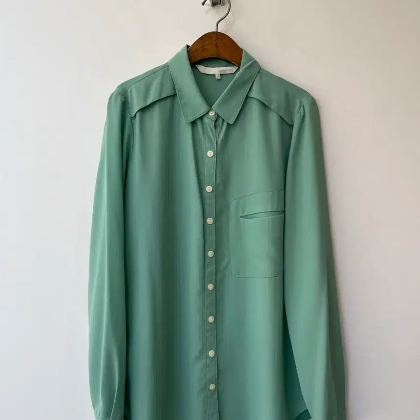[BUNJANG] BONNIE ALEX Mint Shirt Size 66 / BONNIE ALEX 민트색 셔츠 66