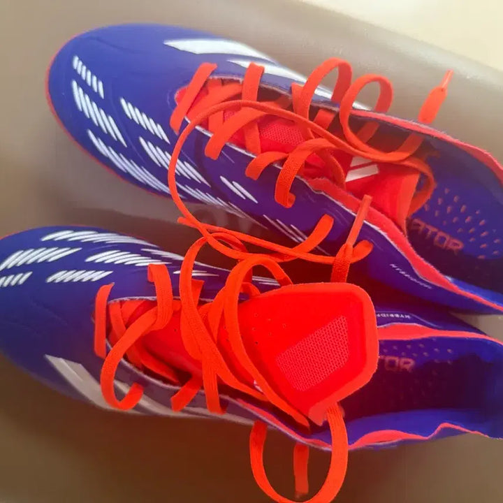 [BUNJANG] Adidas Predator Soccer Cleats Blue/Orange 260 / 아디다스 프레데터 축구화 파랑/주황 260