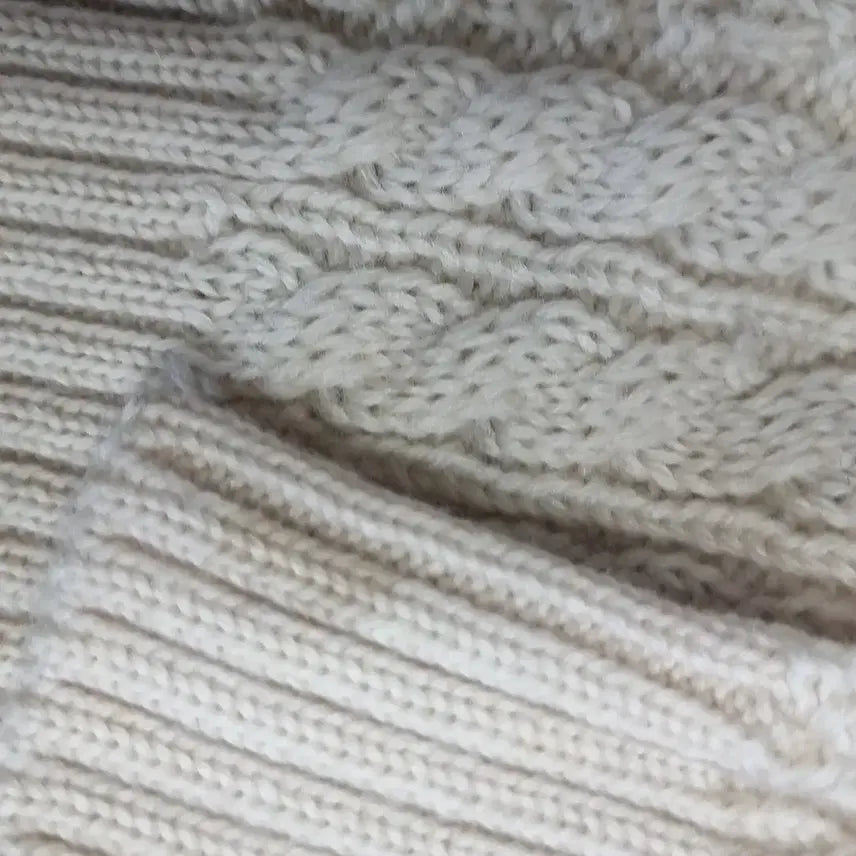 [BUNJANG] Polo Ivory Pattern Knit Sweater (Size 100) / 일본제 polo 아이보리 패턴 니트 스웨터(100)
