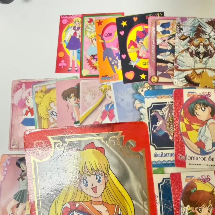 [BUNJANG] Vintage Sailor Moon Card Collection Bundle Set / 일괄 세일러문 카드 컬렉션 고전