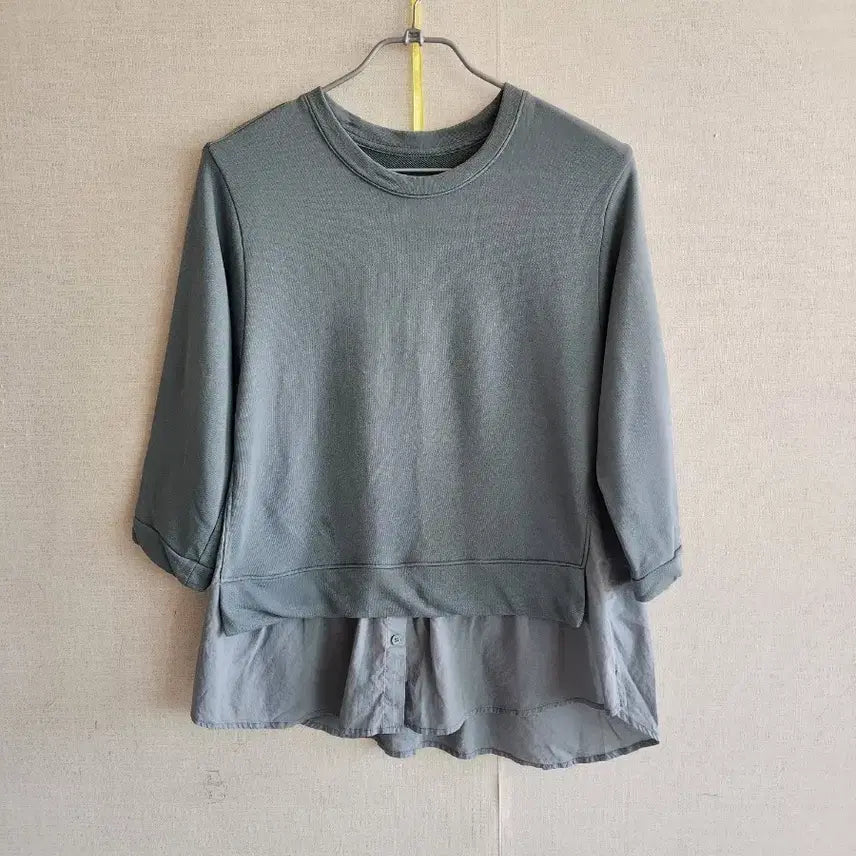 [BUNJANG] Layered Style 7-Sleeve T-Shirt / 레이어드 스타일 7부 소매 티셔츠