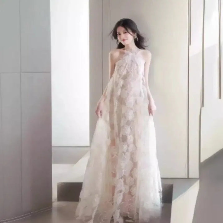 [BUNJANG] Plus Size Lace Wedding Dress XL New / 빅사이즈 레이스 웨딩드레스 xl 새상품