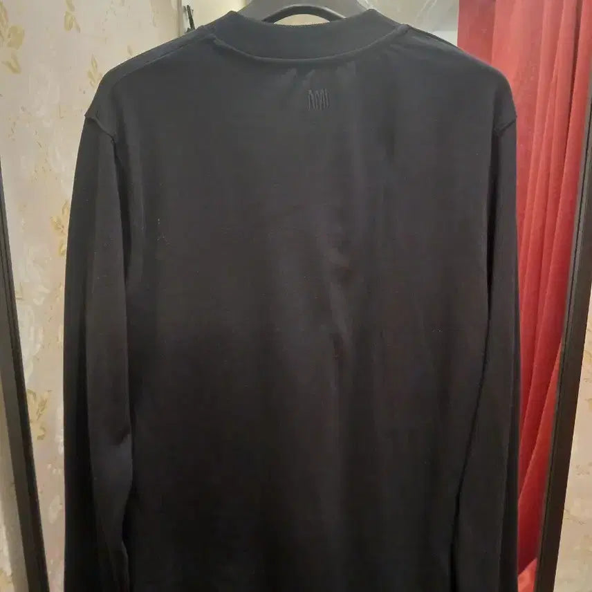 [BUNJANG] ARMY Small Heart Long Sleeve T-Shirt Black L / 7/55 아미 스몰 하트 블랙 긴팔 티셔츠 L