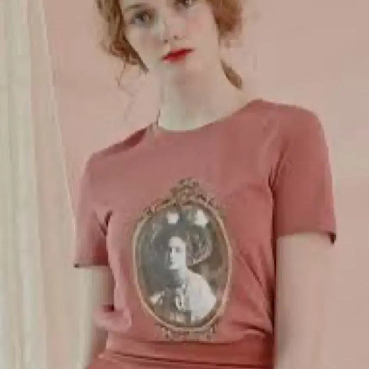 [BUNJANG] Deb Printing Mint Half-Sleeve T-Shirt / 뎁 프린팅 민트 반팔티  44-55