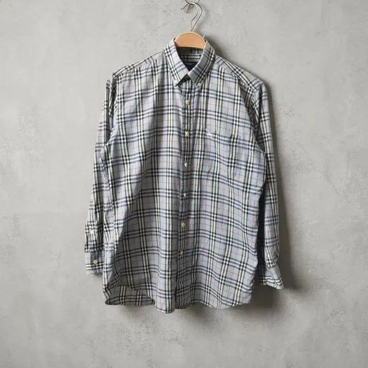 [BUNJANG] Burberry 90s Nova Check Shirt M / 90S 버버리 노바체크 셔츠 M M0390