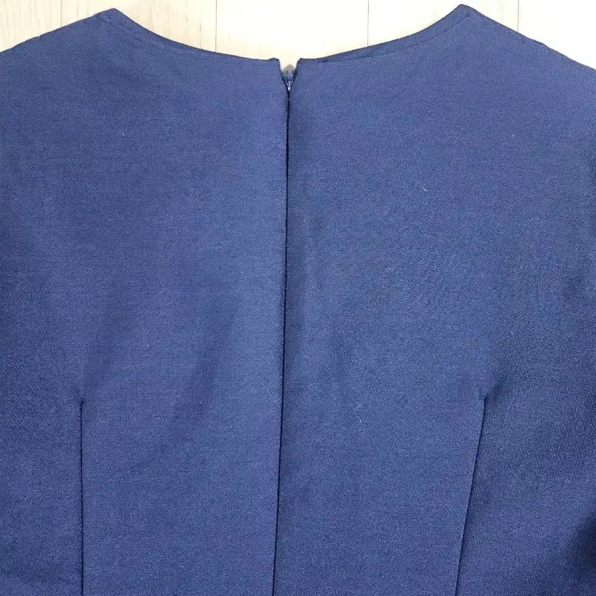 [BUNJANG] MINE Navy Frill Dress / [MINE] 한섬 마인 네이비 프릴 원피스 82