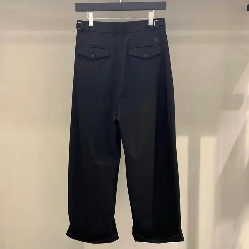 [BUNJANG] 23FW ZIOZIA Button Turn-Up Wide Pants Size 78 / 23FW 송지오 버튼 턴업 와이드팬츠 78사이즈