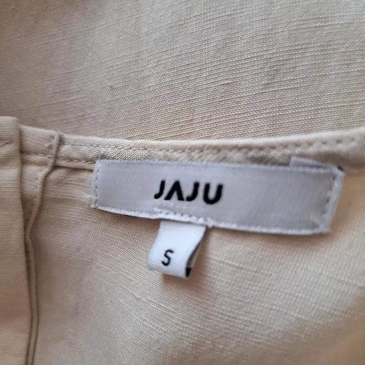 [BUNJANG] JANE Beige Short-Sleeve Long Dress Size S / JANE 베이지 반팔 롱 원피스사이즈S