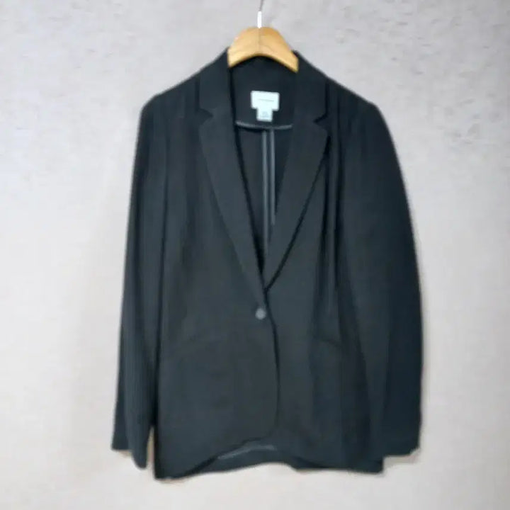 [BUNJANG] Club Monaco Black Mohair Blend One-Button Jacket (Women&