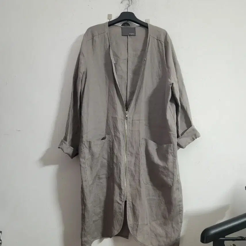 [BUNJANG] N.KIND Linen Long Cardigan / N.KIND 린넨 롱 가디건와이드