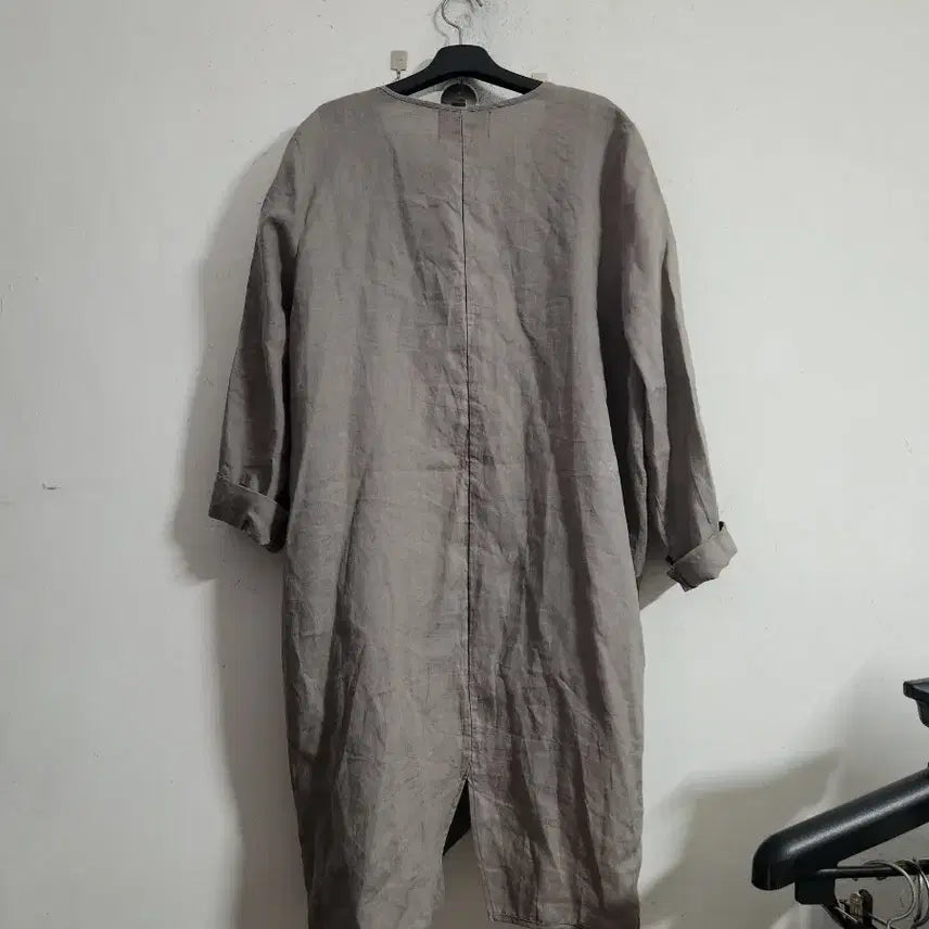 [BUNJANG] N.KIND Linen Long Cardigan / N.KIND 린넨 롱 가디건와이드