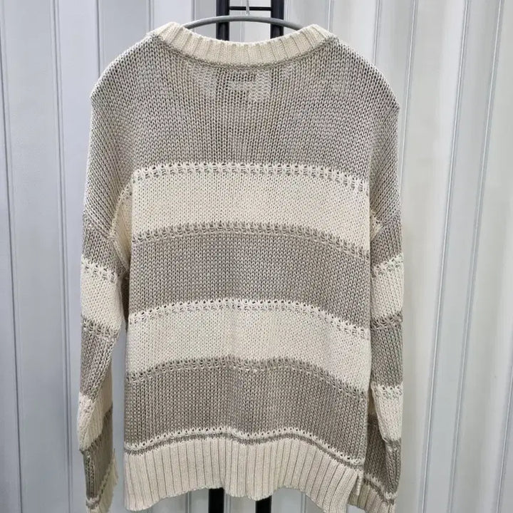 [BUNJANG] Massimo Dutti Striped Knit Long Sleeve / 마시모두띠  스트라이프 니트 긴팔