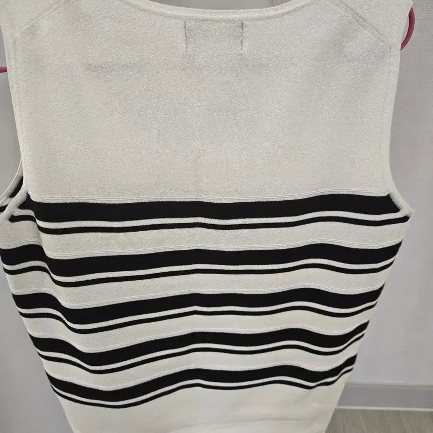 [BUNJANG] TIME Striped Sleeveless Knit / 타임 스트라이프 민소매 니트