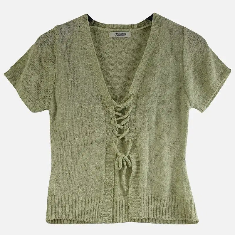 [BUNJANG] Light Green Cardigan FREE / 라이트 그린 여자 가디건 FREE M9653