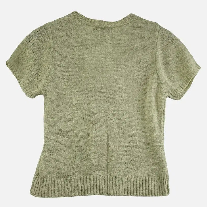 [BUNJANG] Light Green Cardigan FREE / 라이트 그린 여자 가디건 FREE M9653
