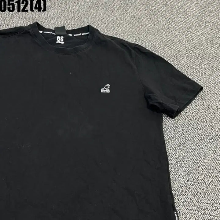 [BUNJANG] Kangol Black Short Sleeve T-Shirt XL / 캉골 블랙 반팔 티셔츠 XL | 0512