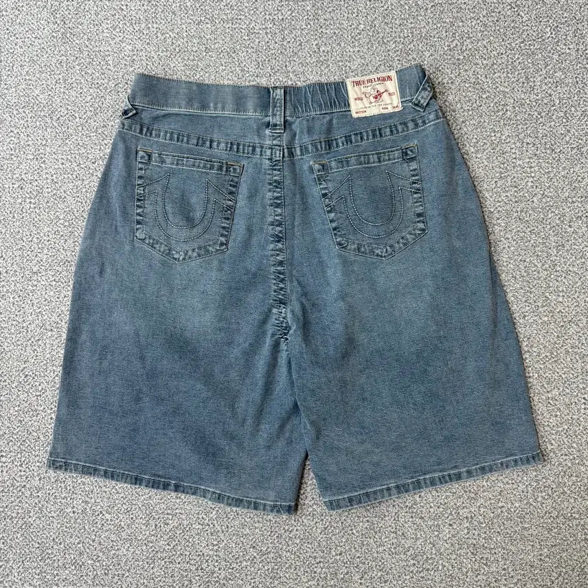 [BUNJANG] True Religion Denim Shorts Size 32 / 트루릴리진 트루릴리젼 반바지 32