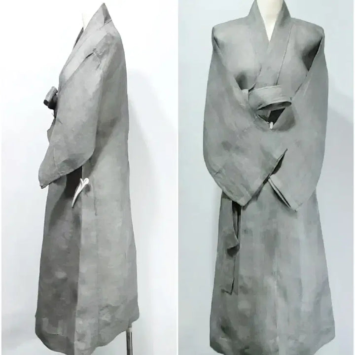 [BUNJANG] Korean Traditional Monk Vest 100% Ramie / 승복 /국산모시100%/계량두루마기 /170에 100/기장115
