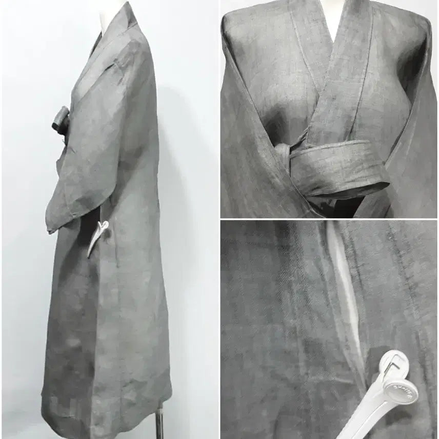[BUNJANG] Korean Traditional Monk Vest 100% Ramie / 승복 /국산모시100%/계량두루마기 /170에 100/기장115