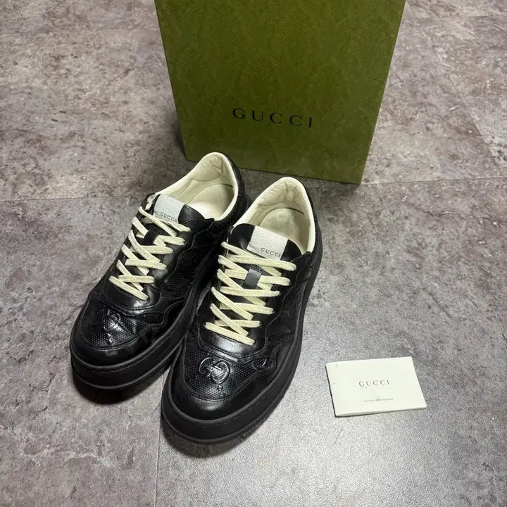 [BUNJANG] Gucci Embossed Sneakers / 구찌 엠보스 스니커즈 6 풀박스