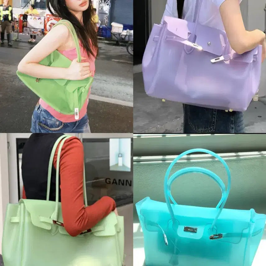 [BUNJANG] Kiki TPU Jelly Birkin Bag / [고퀄리티,tpu소재]키키 젤리버킨백 젤리백 젤리버킨