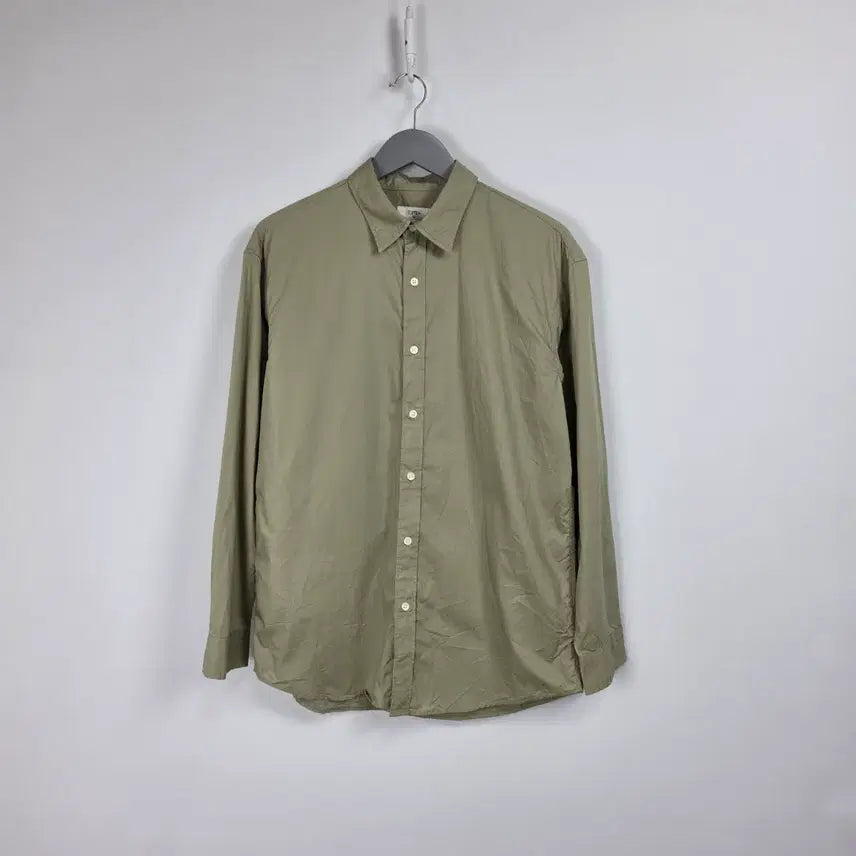 [BUNJANG] TOPTEN Long Sleeve Shirt Khaki Men&