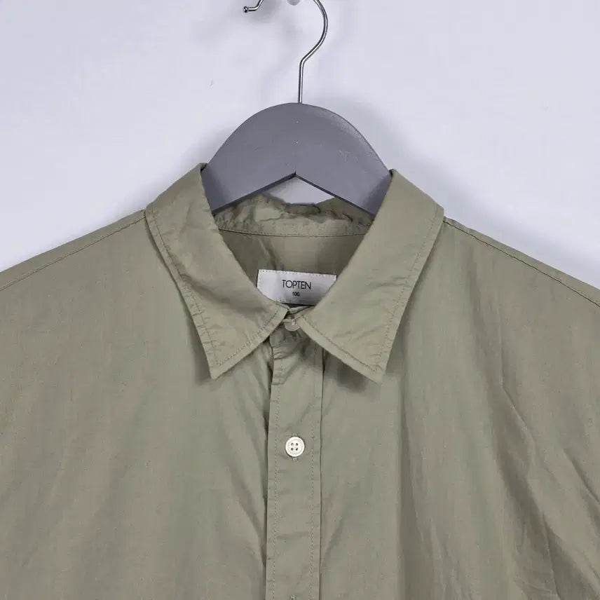 [BUNJANG] TOPTEN Long Sleeve Shirt Khaki Men&