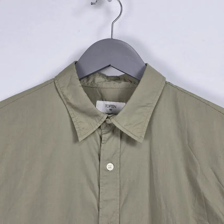 [BUNJANG] TOPTEN Long Sleeve Shirt Khaki Men&