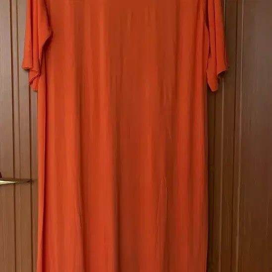 [BUNJANG] Milano Story Orange Long Dress Plus Size / 밀라노스토리 원피스 빅 사이즈