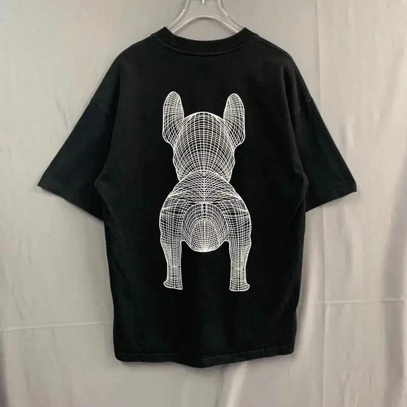 [BUNJANG] Life Work Big Radog Printing Oversized Short-Sleeve T-Shirt / M 라이프워크 빅 라독 프린팅 오버핏 반팔티