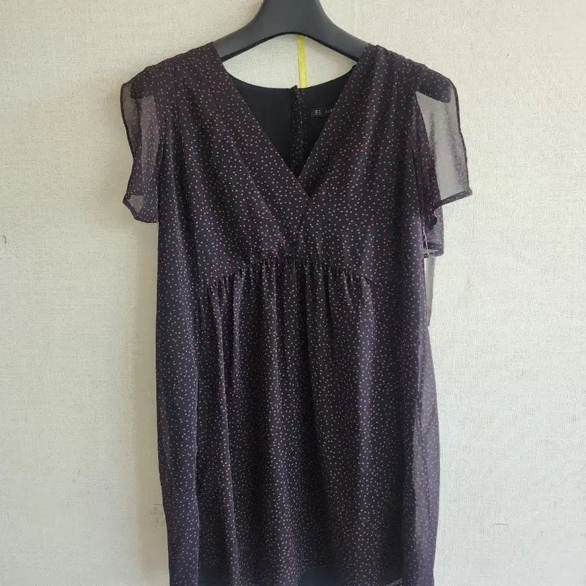 [BUNJANG] Zara Polka Dot Chiffon Mini Dress / 새상품 자라 땡땡이 쉬폰 미니 원피스