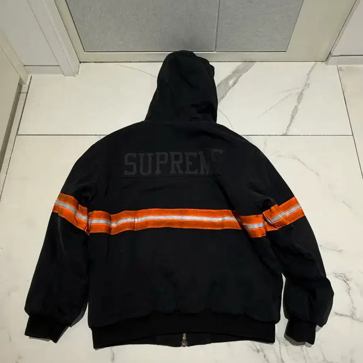 [BUNJANG] Supreme 24FW Hooded Work Jacket Black L / 슈프림 24FW 후디드 워크 자켓 L